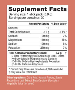 Real Ketones Peach Exogenous Ketones