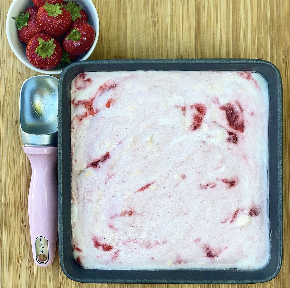 Keto Strawberry Ice Cream Recipe