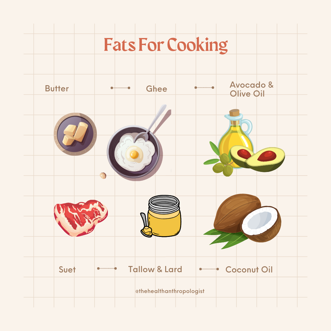 seed oils healthy fats for cooking 