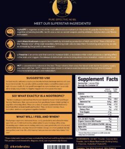 ketobrainz nootropic label