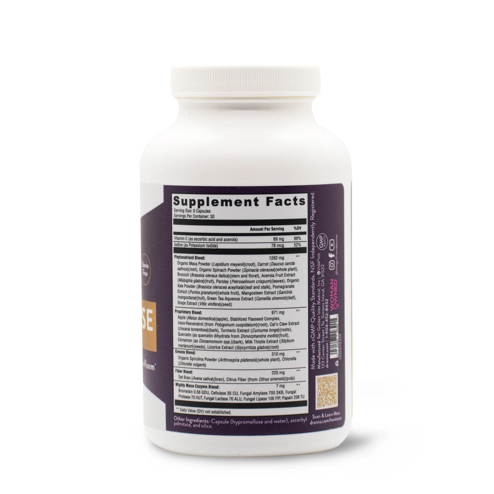 MenopauseSupplement_BackV2 Mighty Maca® Menopause Capsules are mighty, indeed. Formulated by Dr. Anna herself, they work to support hormone balance, fight free radicals, and soothe menopause symptoms, all while increasing your energy and vitality; improving your digestion; and reigniting your libido. It’s a powerful superfood Mighty Maca® Menopause Capsules Mighty Maca® Menopause Capsules Mighty Maca® Menopause Capsules Mighty Maca® Menopause Capsules Mighty Maca® Menopause Capsulesblend in handy capsules that are easy to add to your daily routine.